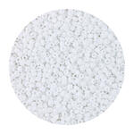 Rocailles-Perlen, 2 mm, 14 g, Wei� Opak