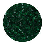 Rocailles-Perlen 2Cut, 2 mm, 14 g, Gr�n Transparent