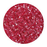 Rocailles-Perlen 2Cut, 2 mm, 14 g, Rot Gl�nzend
