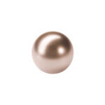 Renaissance Glasperle, rund, 4 mm, 100 Stk, Braun