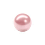 Renaissance Glasperle, rund, 3 mm, 120 Stk, Rosa