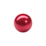 Renaissance Glasperle, rund, 3 mm, 120 Stk, Rot