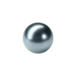Renaissance Glasperle, rund, 3 mm, 120 Stk, Grau