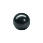 Renaissance Glasperle, rund, 3 mm, 120 Stk, Schwarz