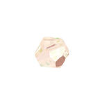 Glasschliff-Perlen Raute, 4 mm, 20 Stk, Wei� Irisierend
