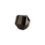 Glasschliff-Kandis Perle, 6 mm, 12 Stk, Schwarz