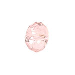 Glasschliff-Diskus Perle, 6 mm, 12 Stk, Zartrosa
