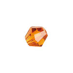 Glasschliff-Perlen Raute, 4 mm, 20 Stk, Karneol
