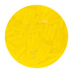 Rocailles-Perlen St�bchen, 6,75 mm, 14 g, Gelb Matt