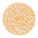 Rocailles-Perlen, 3,1 mm, 14 g, Hell Apricot