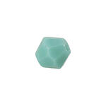 Glasschliff-Perlen Raute, 4 mm, 20 Stk, T�rkis Opak