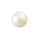 Renaissance Glasperle, rund, 3 mm, 120 Stk, Wei� Matt