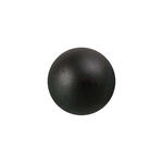 Renaissance Glasperle, rund, 3 mm, 120 Stk, Schwarz Matt