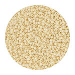 Rocailles-Perlen Itoshii, 2,2 mm, 12 g, Beige Opak