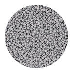 Rocailles-Perlen Itoshii, 2,2 mm, 12 g, Hellgrau Opak
