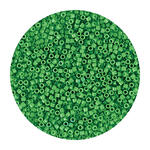 Rocailles-Perlen Itoshii Tube, 2 mm, 7 g, Gr�n Opak
