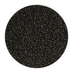 Rocailles-Perlen Itoshii Mini, 1,5 mm, 10 g, Schwarz Opak Matt