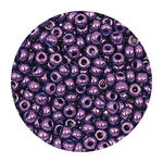 Rocailles-Perlen Itoshii, 2,6 mm, 17 g, Dunkelviolett Schimmer