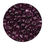 Rocailles-Perlen Itoshii, 4,5 mm, 17 g, Lila Transparent