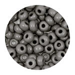 Rocailles-Perlen Itoshii, 4,5 mm, 17 g, Grau Opak
