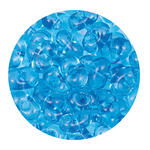 Rocailles-Perlen Itoshii Farfalle, 3,2 x 6,5 mm, 17 g, T�rkis Transparent