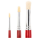 NEU Schul- & Hobbypinsel ART SCHOOL Borsten Schablonierpinsel, lang - Verschiedene Gr��en