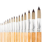 NEU Schul- & Hobbypinsel ART SCHOOL Synthetic Hell, rund - Verschiedene Gr��en