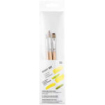 NEU Hobby- und Schulmalpinsel ERGONOMIC SET, Inhalt: 3 Pinsel