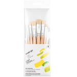 NEU Hobby- und Schulmalpinsel STARTER SET BORSTE 2, Inhalt: 8 Pinsel