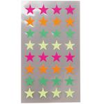 NEU Sticker Sterne, neon - Verschiedene Gr��en