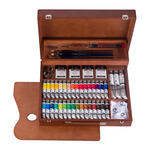Van Gogh Holzkasten �lfarbe Superior mit 32x 20ml, 2x 60ml-Tuben + Zubeh�r