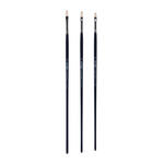 NEU Van Gogh �l- & Acrylpinsel, Schweineborste Gussow Flach, langer Stiel, 3er Set, No. 2, 4, 6