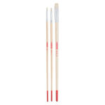 NEU ArtCreation �l- & Acrylpinsel, Schweineborste Flach, 3er Set, No. 4, 8, 16