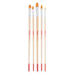 NEU ArtCreation �l- & Acrylpinsel, Synthetik, langer Stiel, 5 Pinsel sortiert