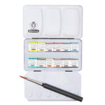 Horadam Aquarellkasten 12 halbe N�pfchen & Pinsel