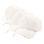 Baseball-Cap, Sparpack, Wei�, 60 St�ck