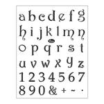 SALE Qualit�ts-Silikonstempel 14 x 18 cm, Alphabet Klein