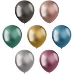 NEU Latex-Luftballons Ultra-Metallic, 33cm Durchmesser, 50er-Pack, hochgl�nzend, verschiedene Farben