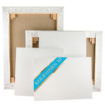 NEU 3-D Keilrahmen / Vernissage Leinwand, Leistenh�he ca. 4 - 4,5 cm, 20x20 cm - Verschiedene Packungen