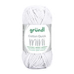 NEU Baumwollgarn / H�kelgarn, Cotton Quick Mini, 15 g, Wei�