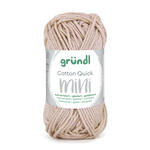 NEU Baumwollgarn / H�kelgarn, Cotton Quick Mini, 15 g, Sand