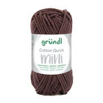 NEU Baumwollgarn / H�kelgarn, Cotton Quick Mini, 15 g, Schokolade