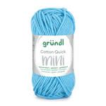 NEU Baumwollgarn / H�kelgarn, Cotton Quick Mini, 15 g, Wasserblau