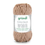NEU Baumwollgarn / H�kelgarn, Cotton Quick Mini, 15 g, Beige
