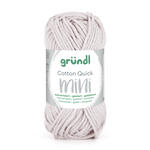 NEU Baumwollgarn / H�kelgarn, Cotton Quick Mini, 15 g, Lichtgrau