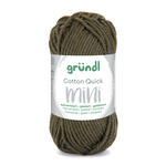 NEU Baumwollgarn / H�kelgarn, Cotton Quick Mini, 15 g, Schwarzgr�n