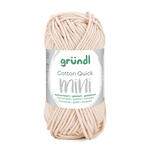 NEU Baumwollgarn / H�kelgarn, Cotton Quick Mini, 15 g, Eierschale