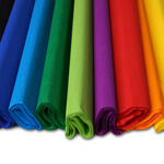 Krepppapier-Rollen, nassfest, 50 cm x 2,5 m, 1 Rolle - Verschiedene Farben