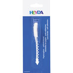 NEU Papierspitze selbstklebend, 2 m x 8 mm, Herzen Wei�