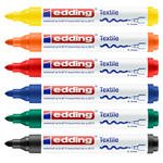 NEU Edding 4500 Textilmarker / Stoffmalstifte f�r helle Textilien, Rundspitze 2-3 mm - Verschiedene Farben